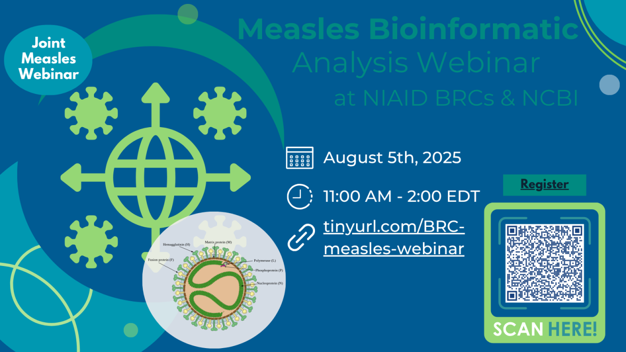 Measles webinar infologo