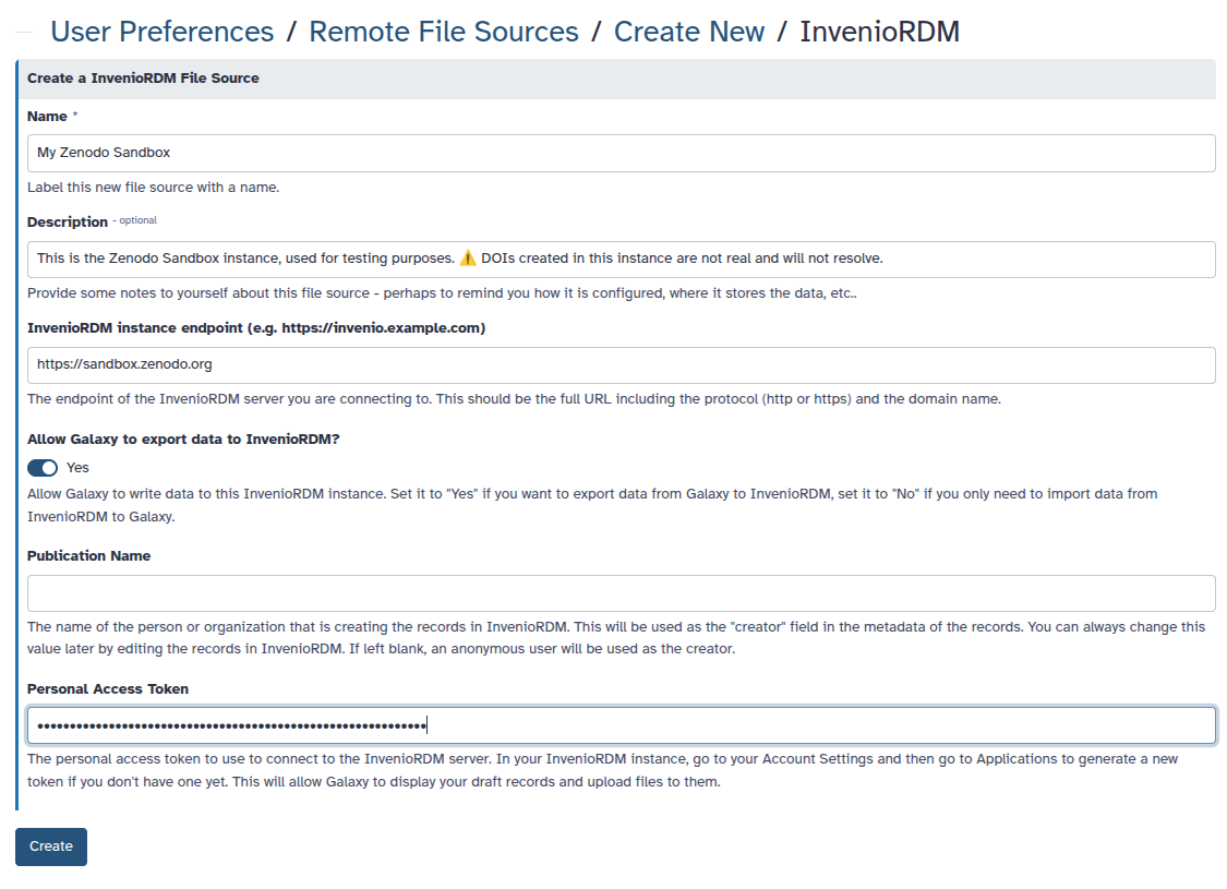 Configure InvenioRDM