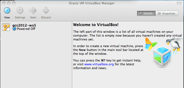 VM successfully imported; click to enlarge