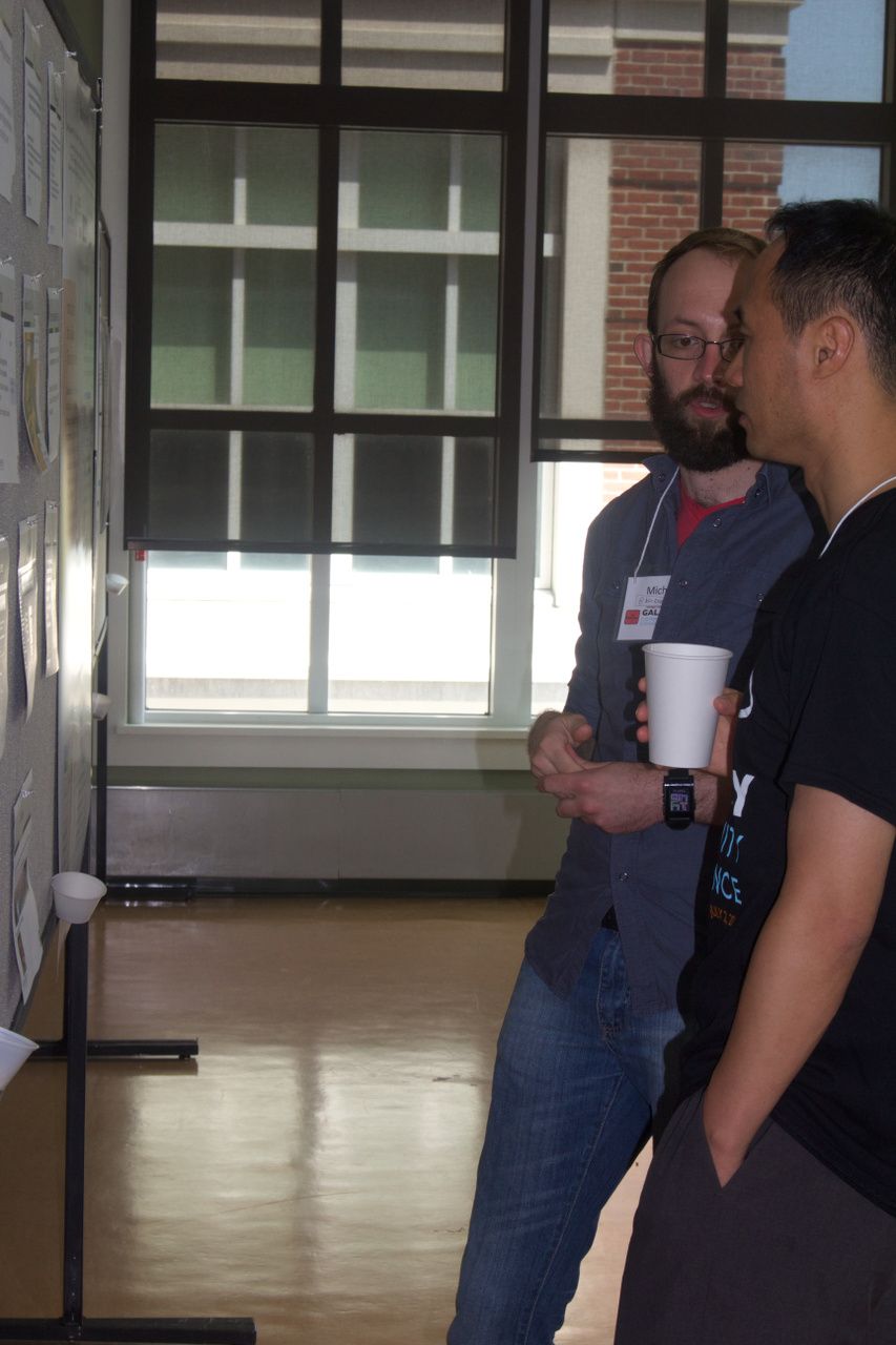 Poster Session; Photo by David van Enckevort, licensed as CC-BY-NC-SA (http://creativecommons.org/licenses/by-nc-sa/4.0/)