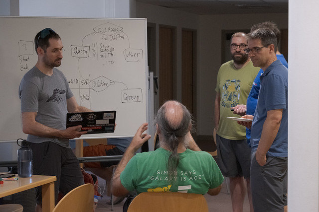 GCC2026 attendees talking during a small group conversation.