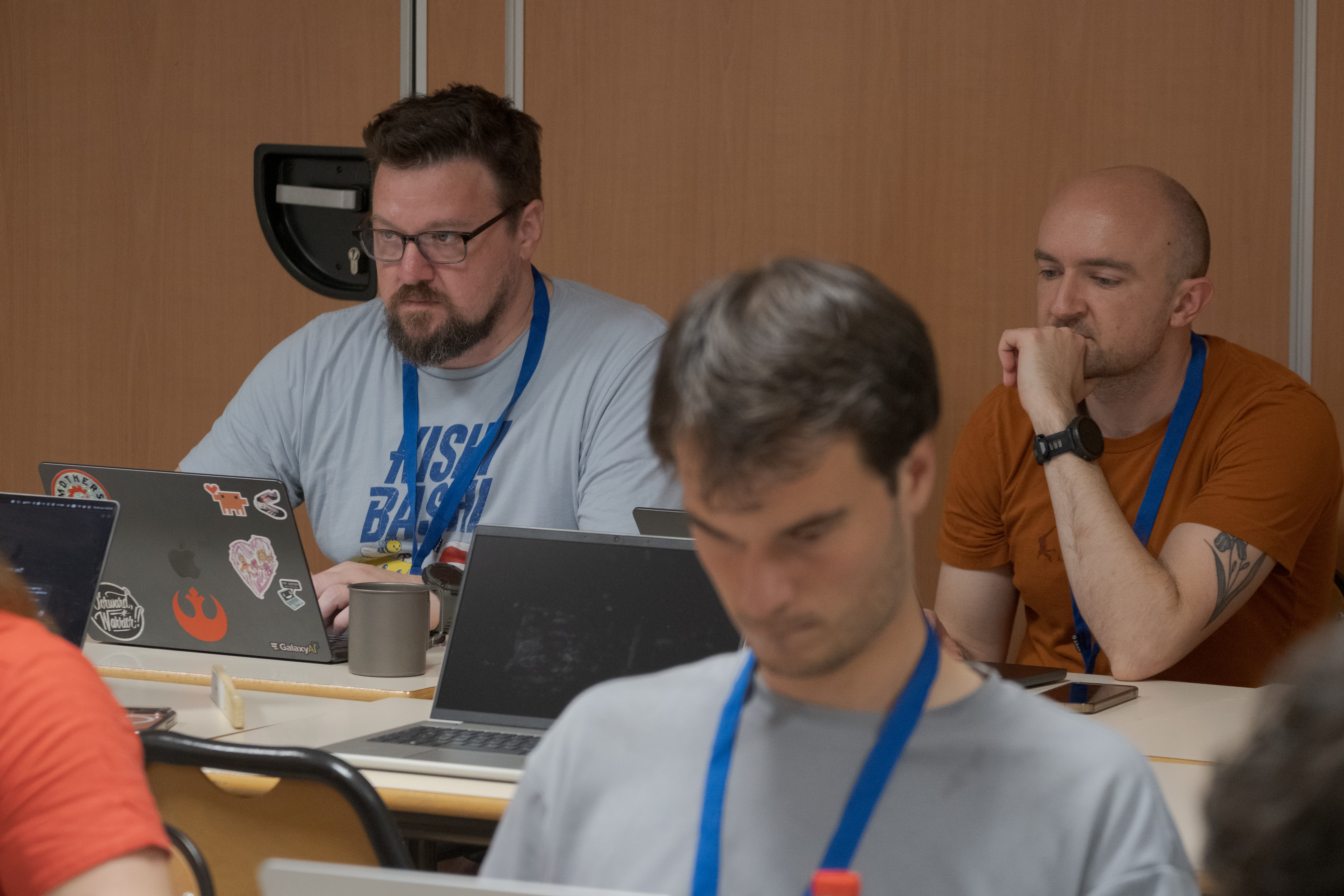 CoFest participants working on the Driving Galaxy with Agents project.