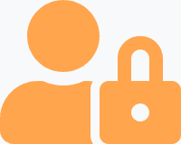 Icon that depicts unshareable, restricted and private storage.