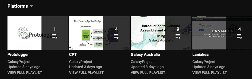 Platforms Videos