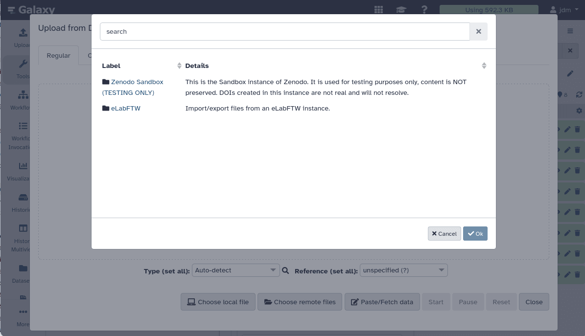 Remote file sources