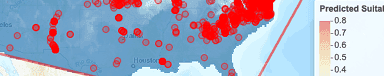 Galaxy for Ecology: Mapped prediction